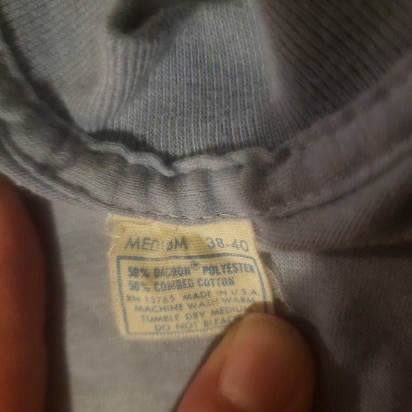 Vintage C.B.er‎ Of The Year Tshirt Blue M - Picture 6 of 8